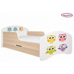 Otroška postelja Animals Sovice AM02